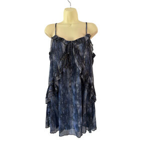 Aralina Animal Print Mini Dress NWT Sleeveless Snakeskin Print Women Size Large